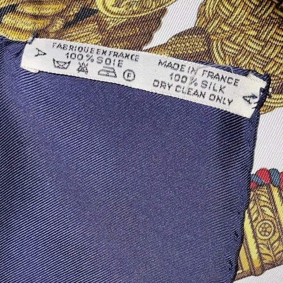 HERMÈS “Grand Uniforme” 100% Silk Scarf - Picture 6 of 10